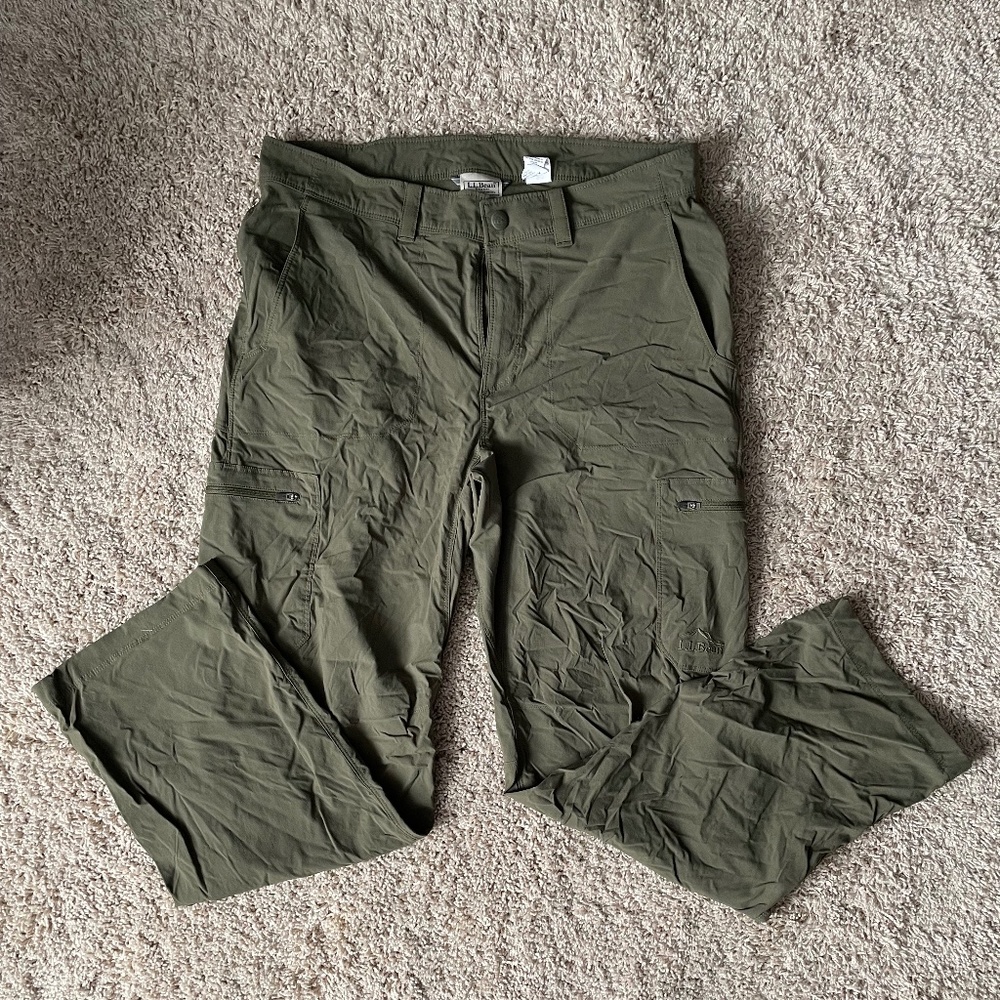 L.L. BEAN Men's Water-Resistant Cresta Hiking Pants, Size: W33-L29